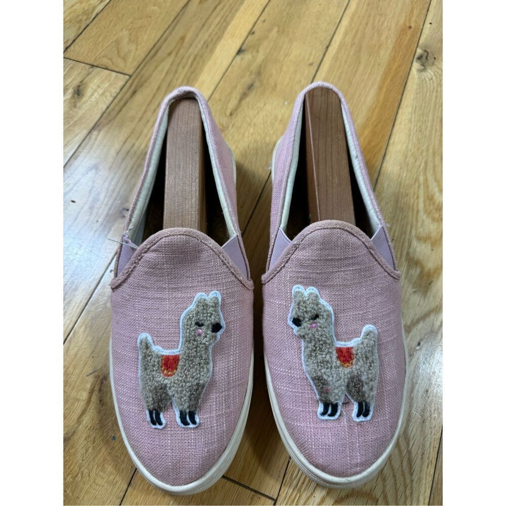 Soludos Llama Slip On Womens Dusty Rose Sneakers Size 8.5